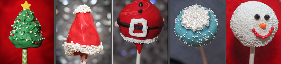 Christmas Cake Pops $3