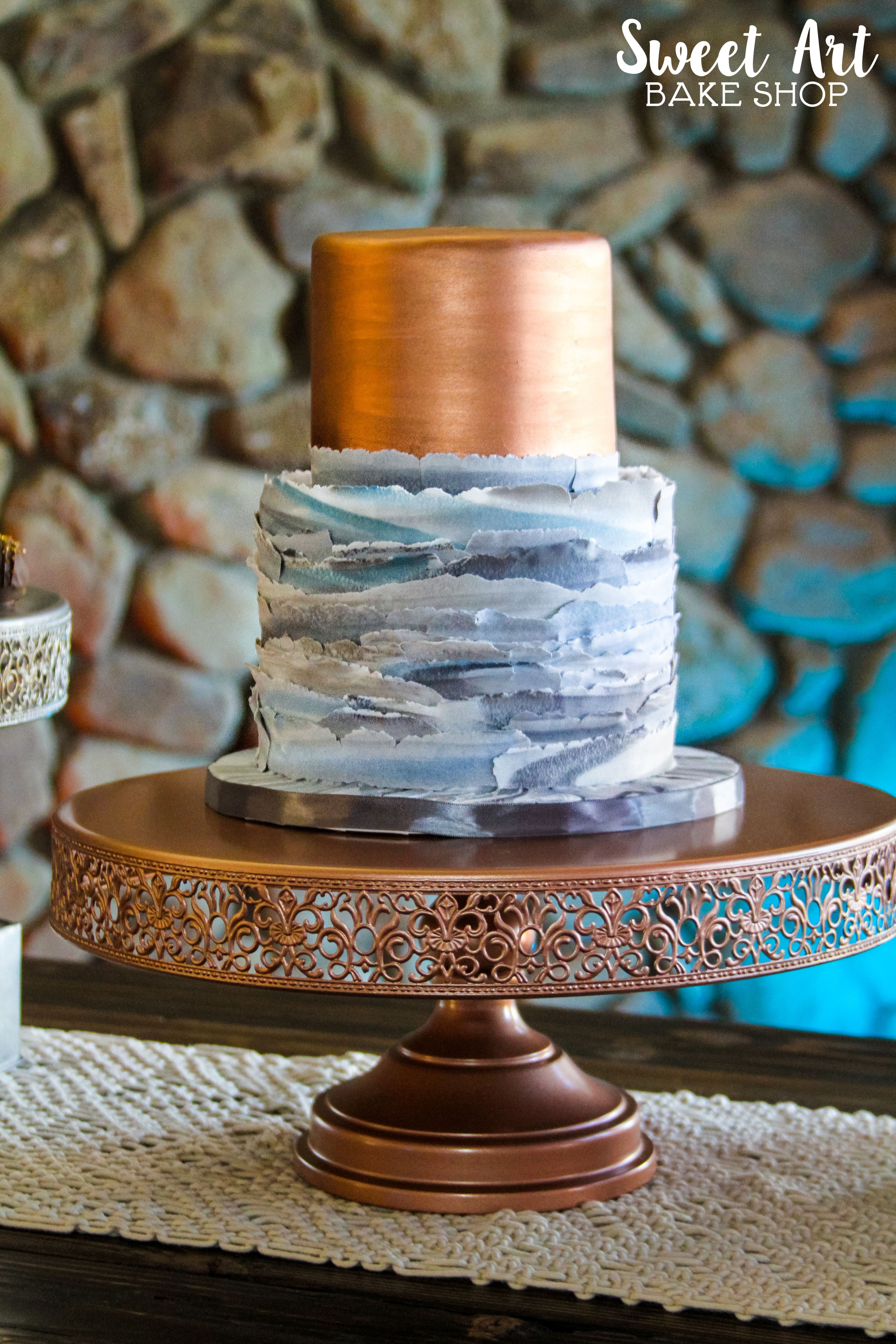 Copper and Marble Cake