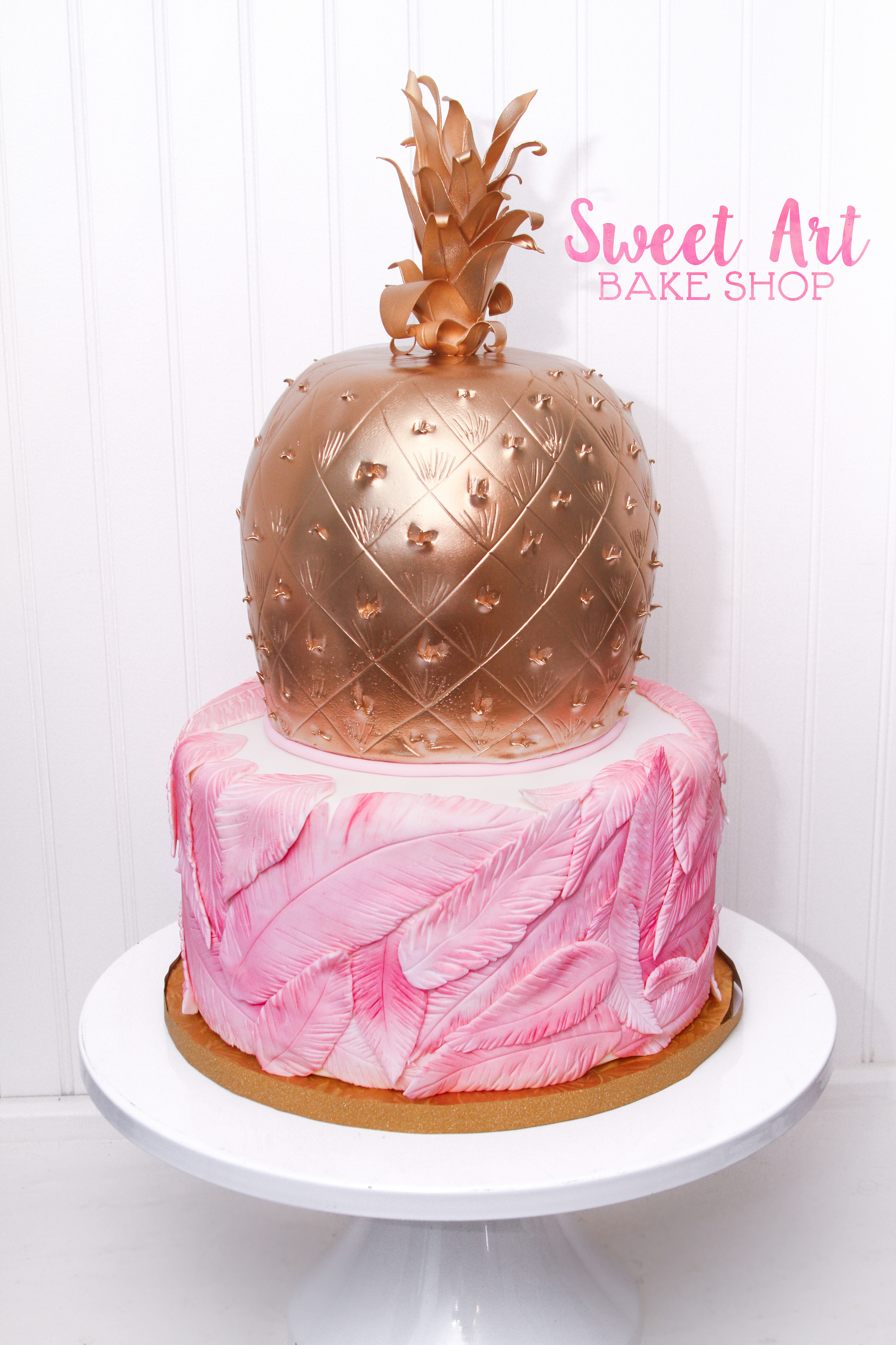 Pineapple Flamingo Cake