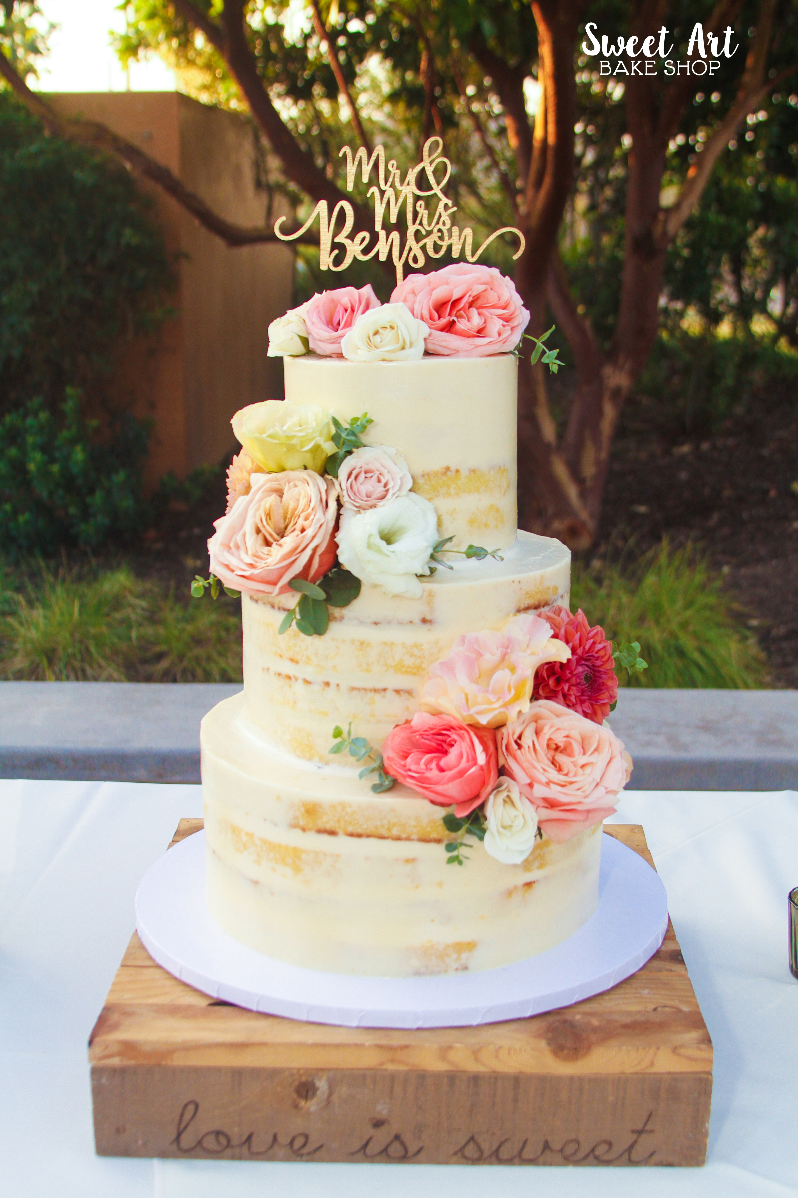 Stephanie & Ray's Naked Cake