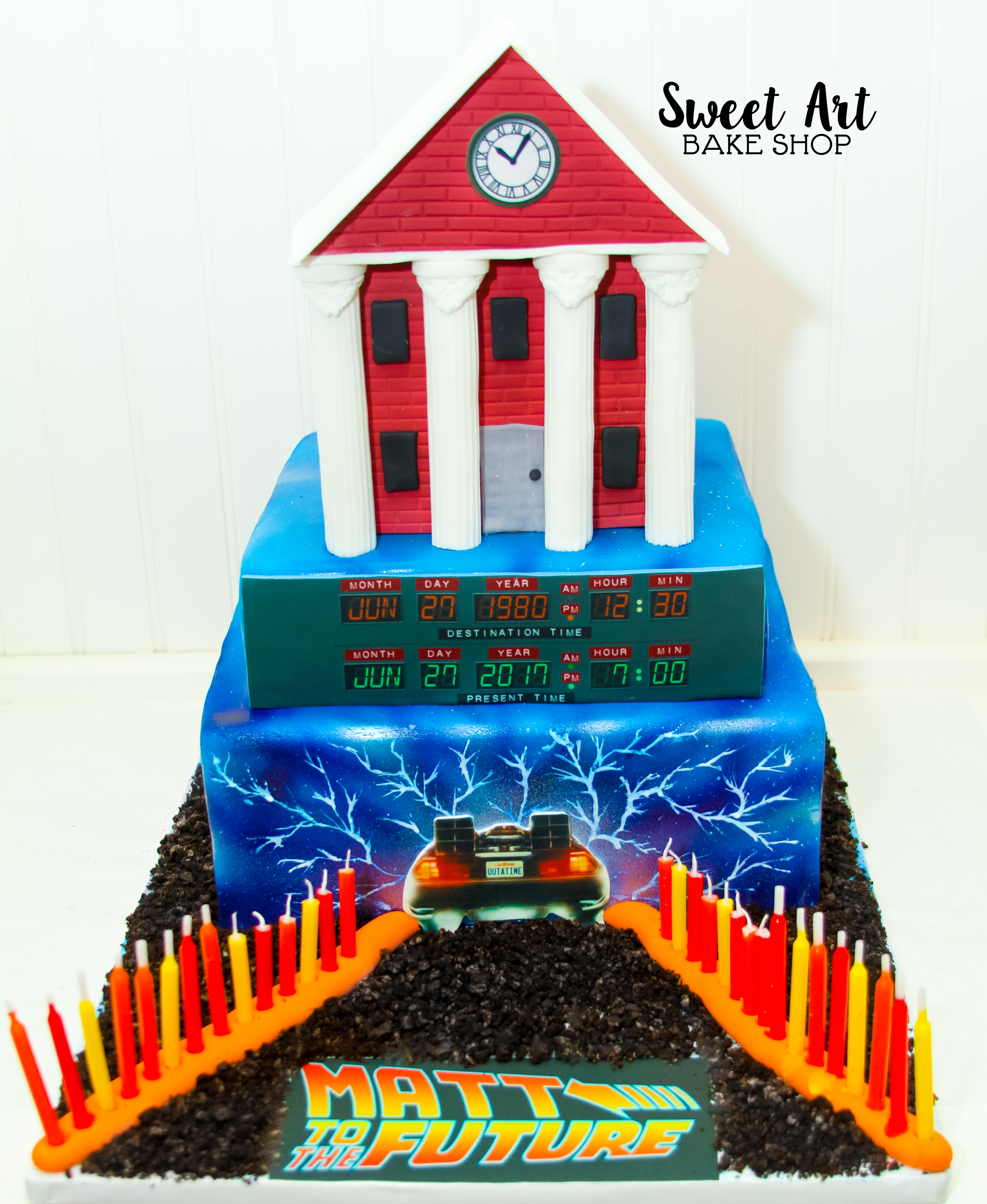 Matt to the Future Cake