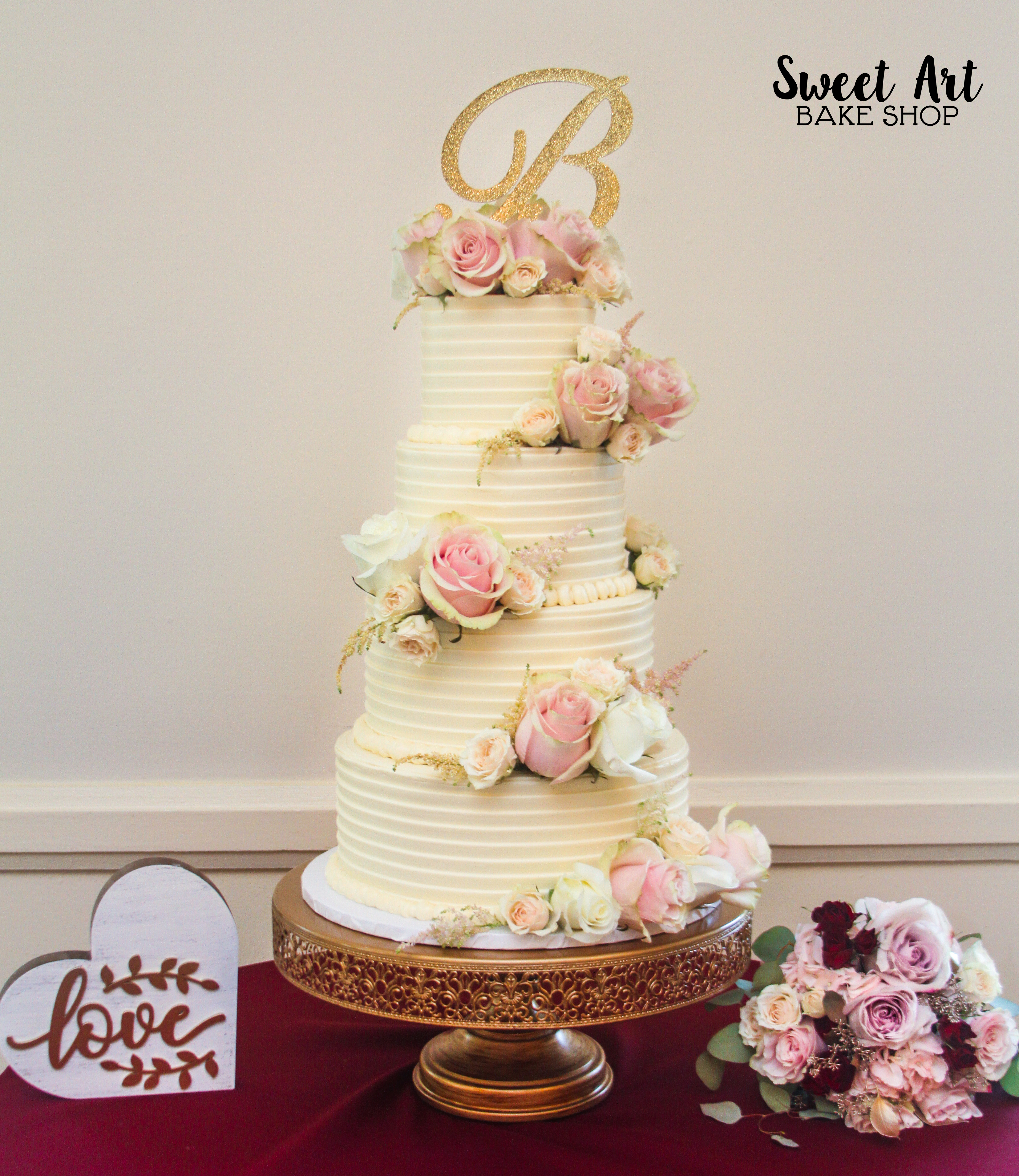 Brittany & Steven's Wedding Cake