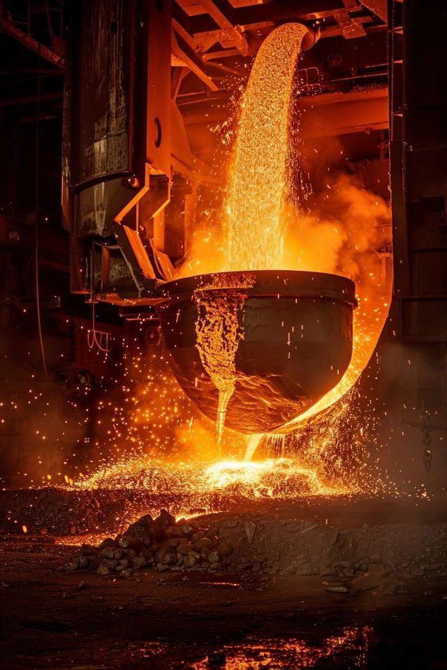 Funkenflug und Feuer_ Die Kraft der Metallschmelze _ Sparks and Fire_ The Power of Molten