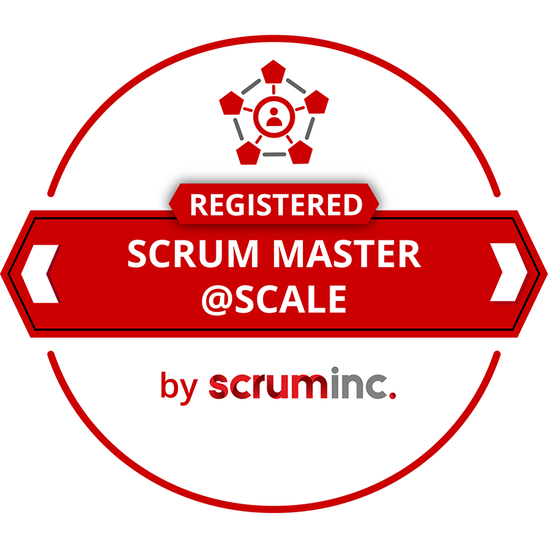 Registered Scrum Master@Scale  