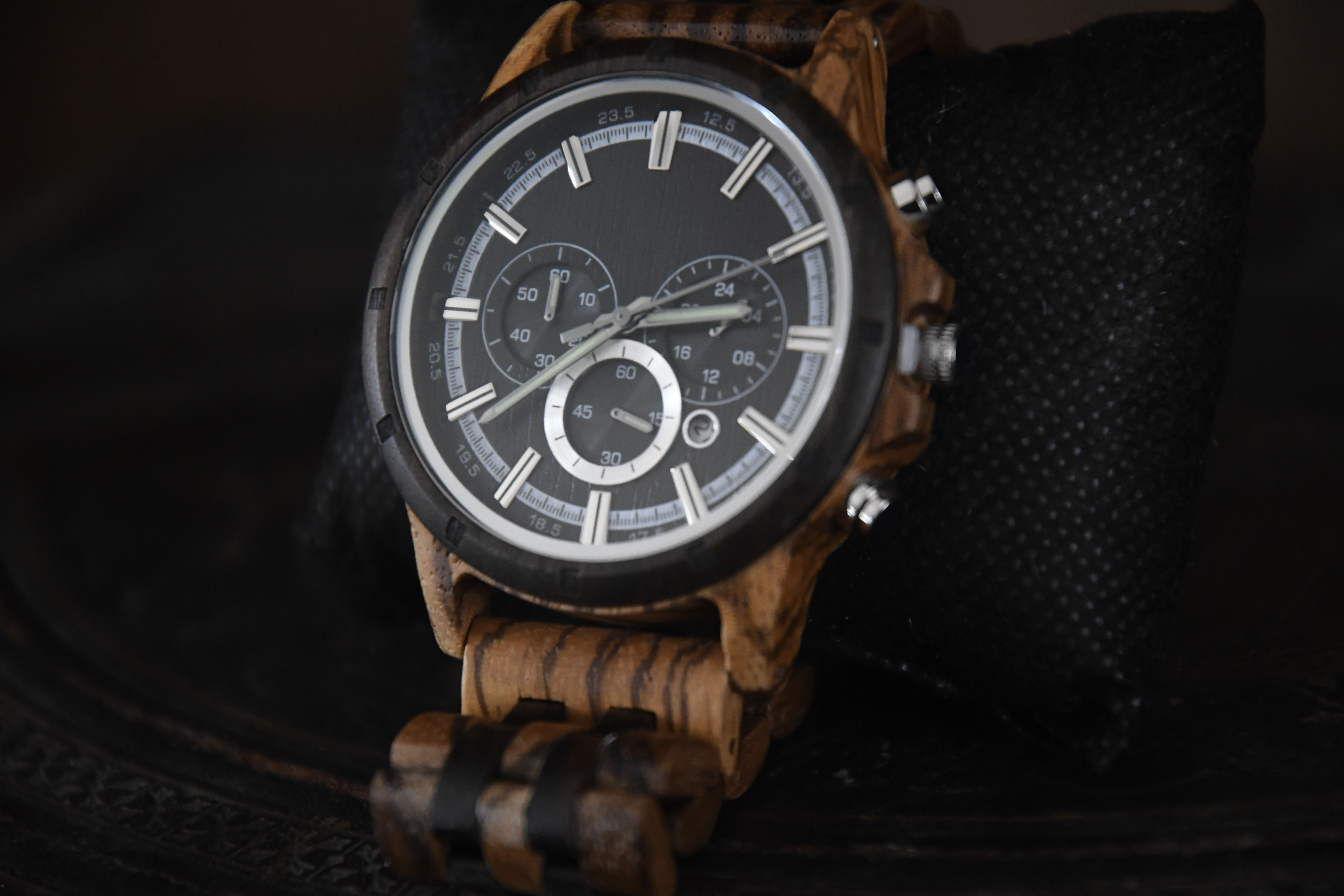 Houten horloge voor heren