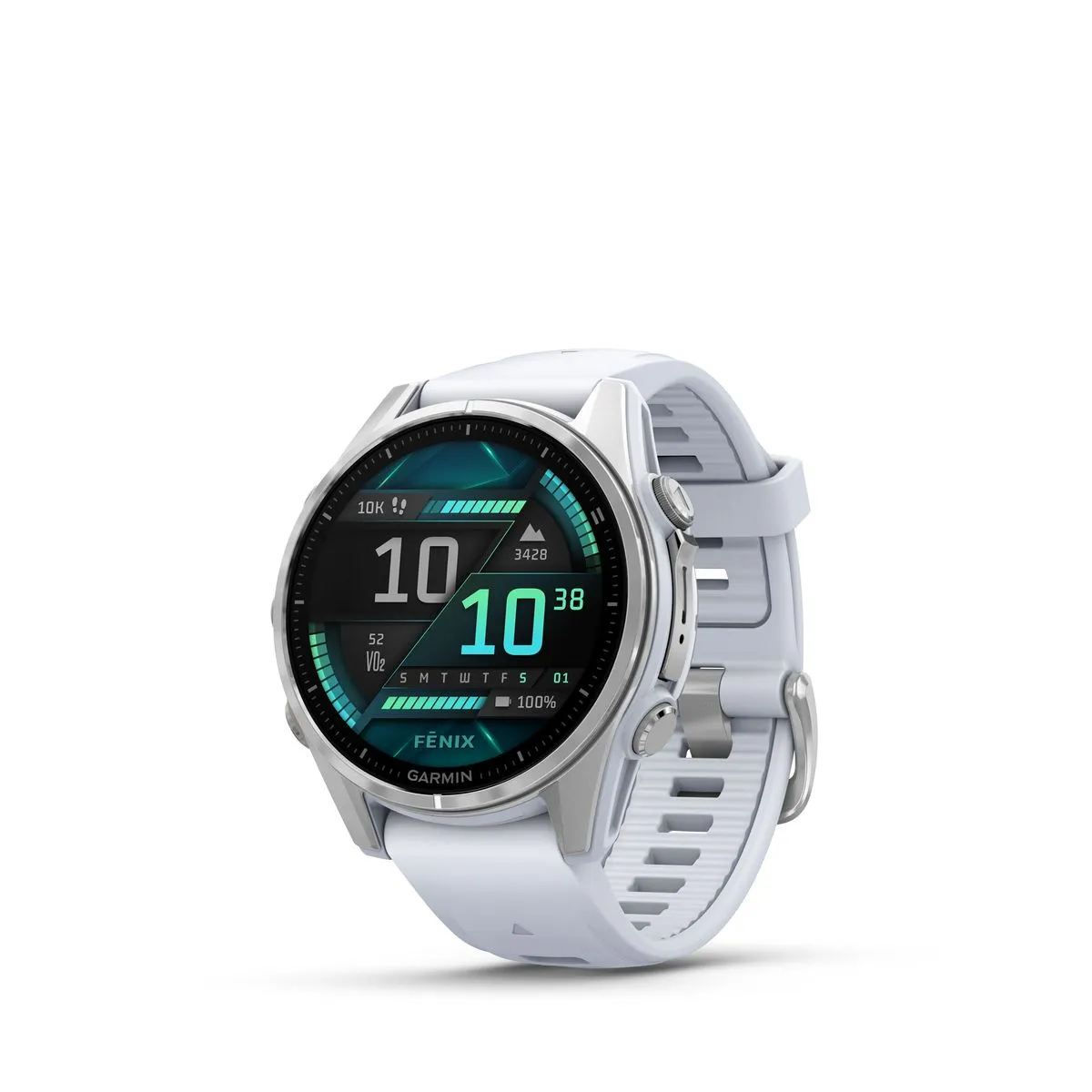 Garmin Fenix 8 AMOLED 43mm Glass Slate Gümüş-Beyaziş