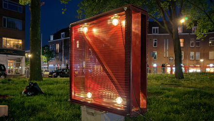 Element van de afwerking lichtproef