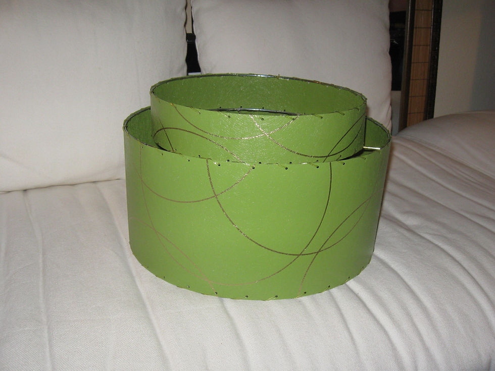 Olive Green w/ Gold Simple Arc