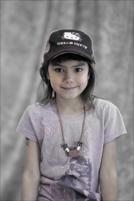 "The Girl with the Hello Kitty Hat" by Glen Bledsoe. Source. License: CC by 4.0.