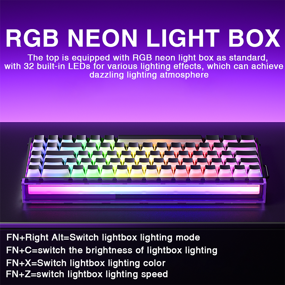 Miniatura: Teclado Gamer AULA Hero 68 HE — Switch Magnético Rapid Trigger 8K RGB
