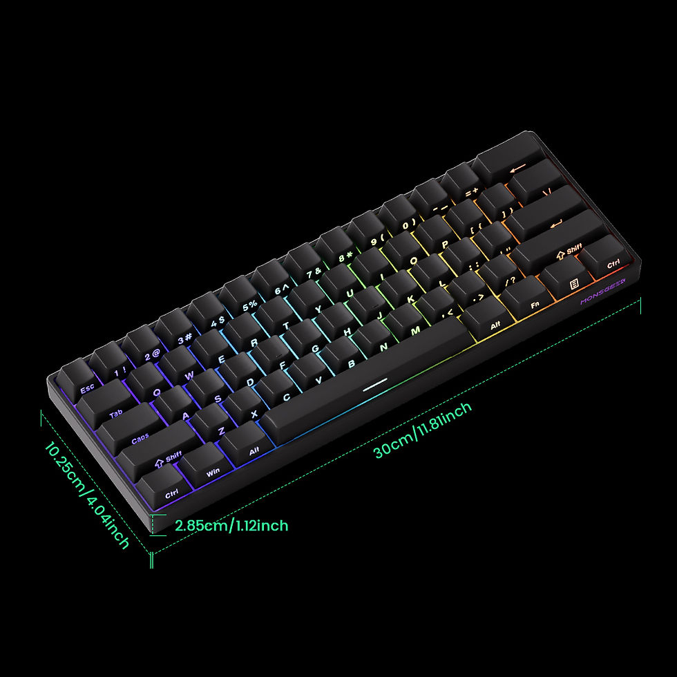 Teclado Gamer MonsGeek FUN60 Pro HE — Switch Magnético Rapid Trigger E-Sport