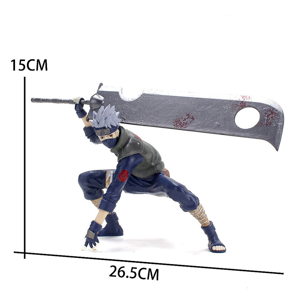 Miniatura: Action Figure Kakashi Hatake Naruto — Naruto Shippuden Toy