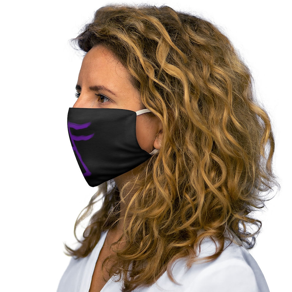 Thumbnail: Fuzzy Daniels Snug-Fit Polyester Face Mask