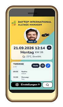 Startseite der App
