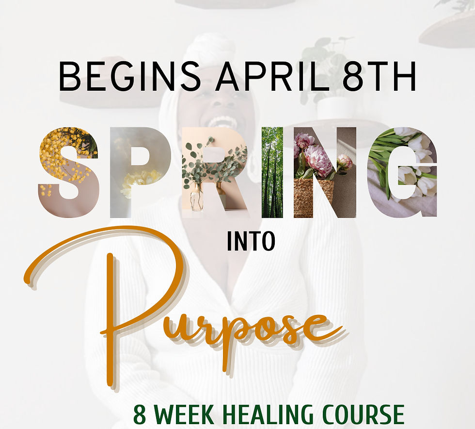 FREE WORKSHOP Spring Into Purpose