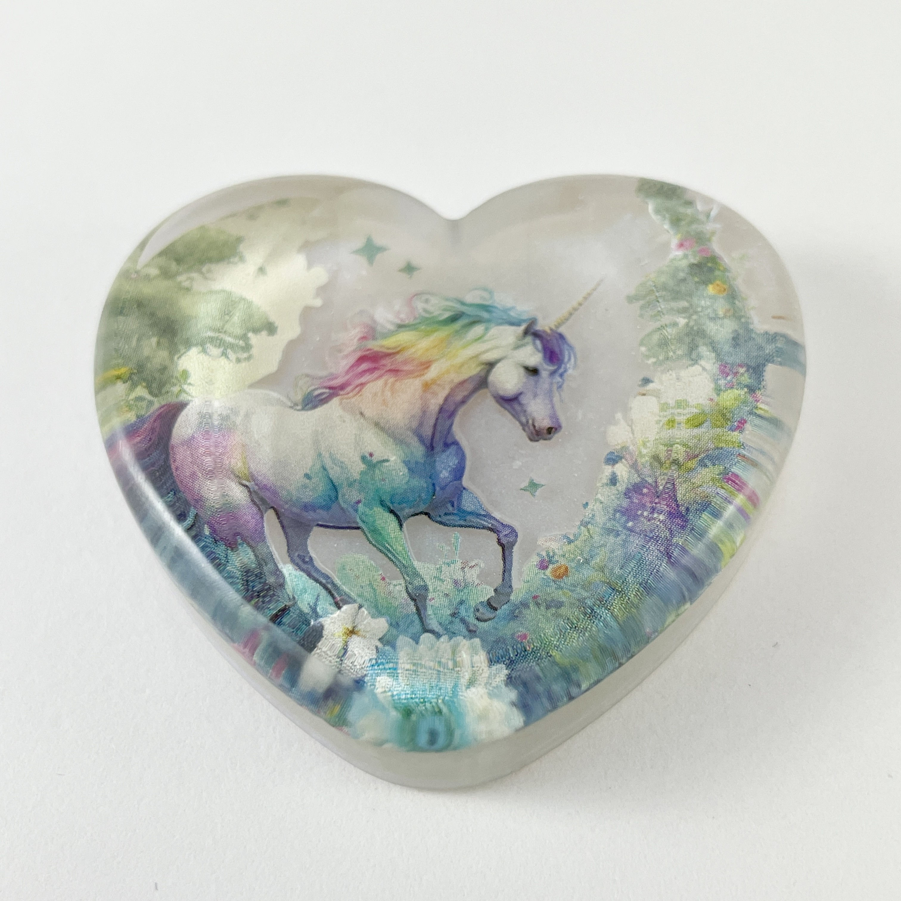 Magical Unicorn Heart Pocket Hug