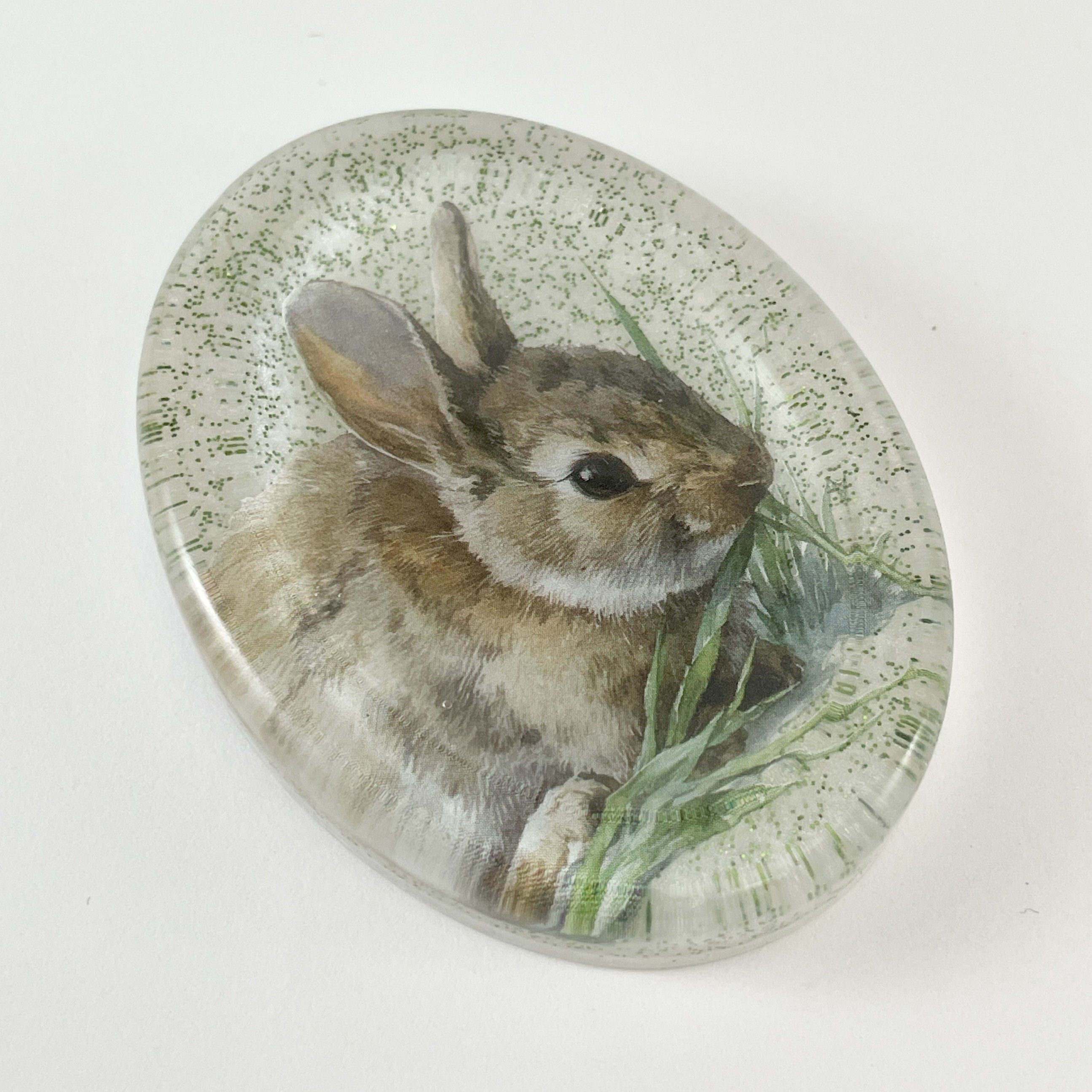 Wild Rabbit Worry Stone
