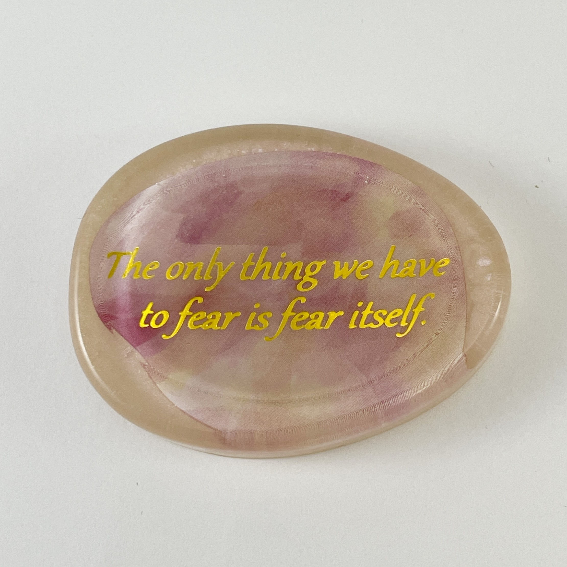 Courage Affirmation Worry Stone