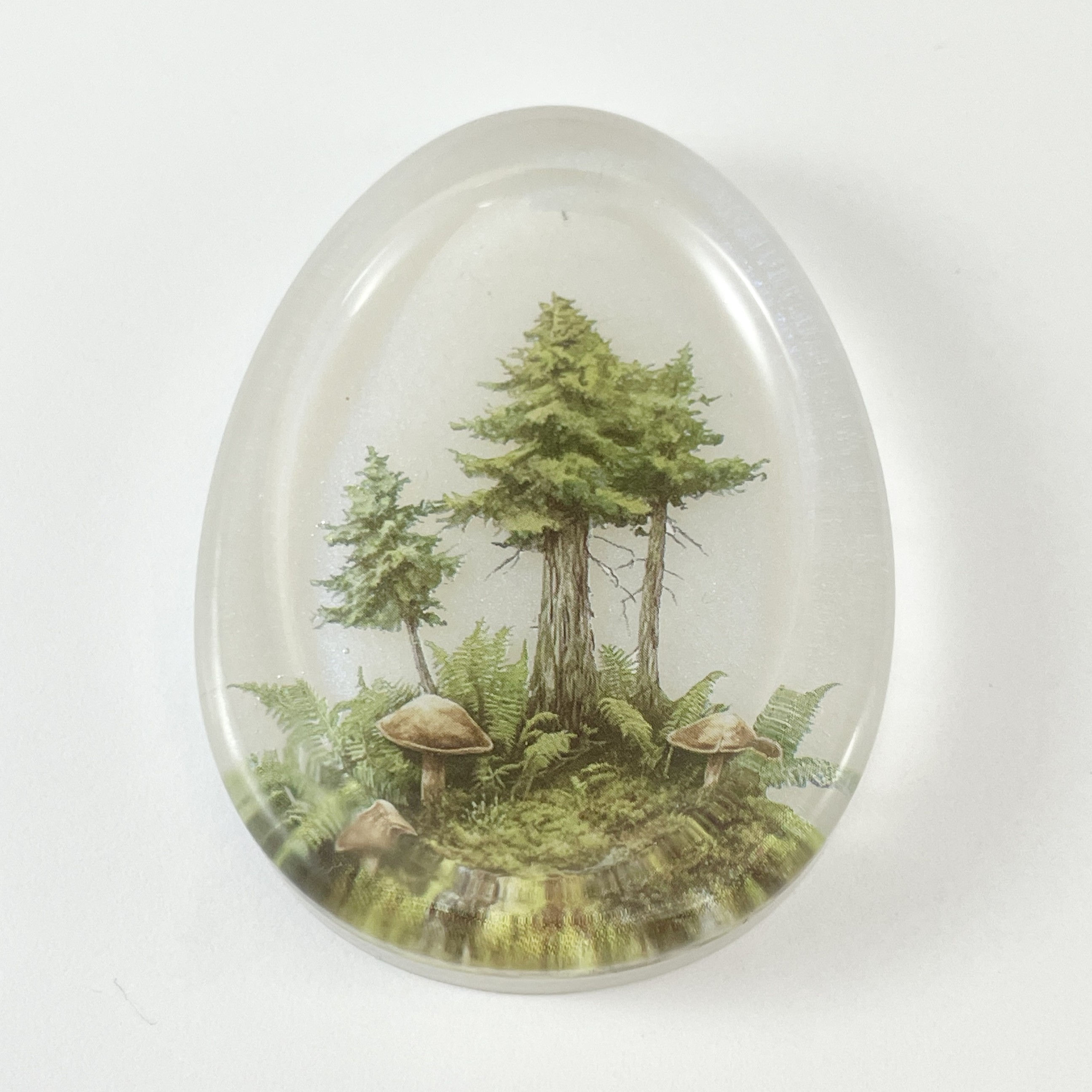 Evergreen Trees Worry Stone