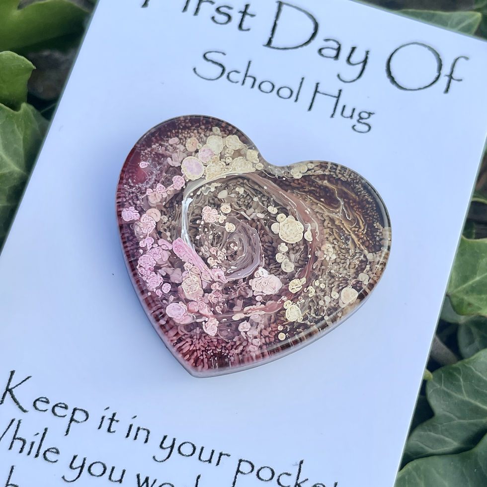 Thumbnail: Alcohol Ink First Day Of School Hug