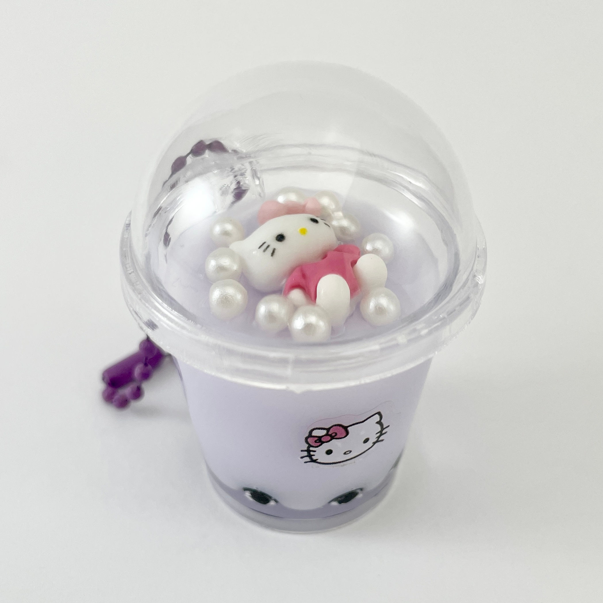Purple Bobalicious Keychain