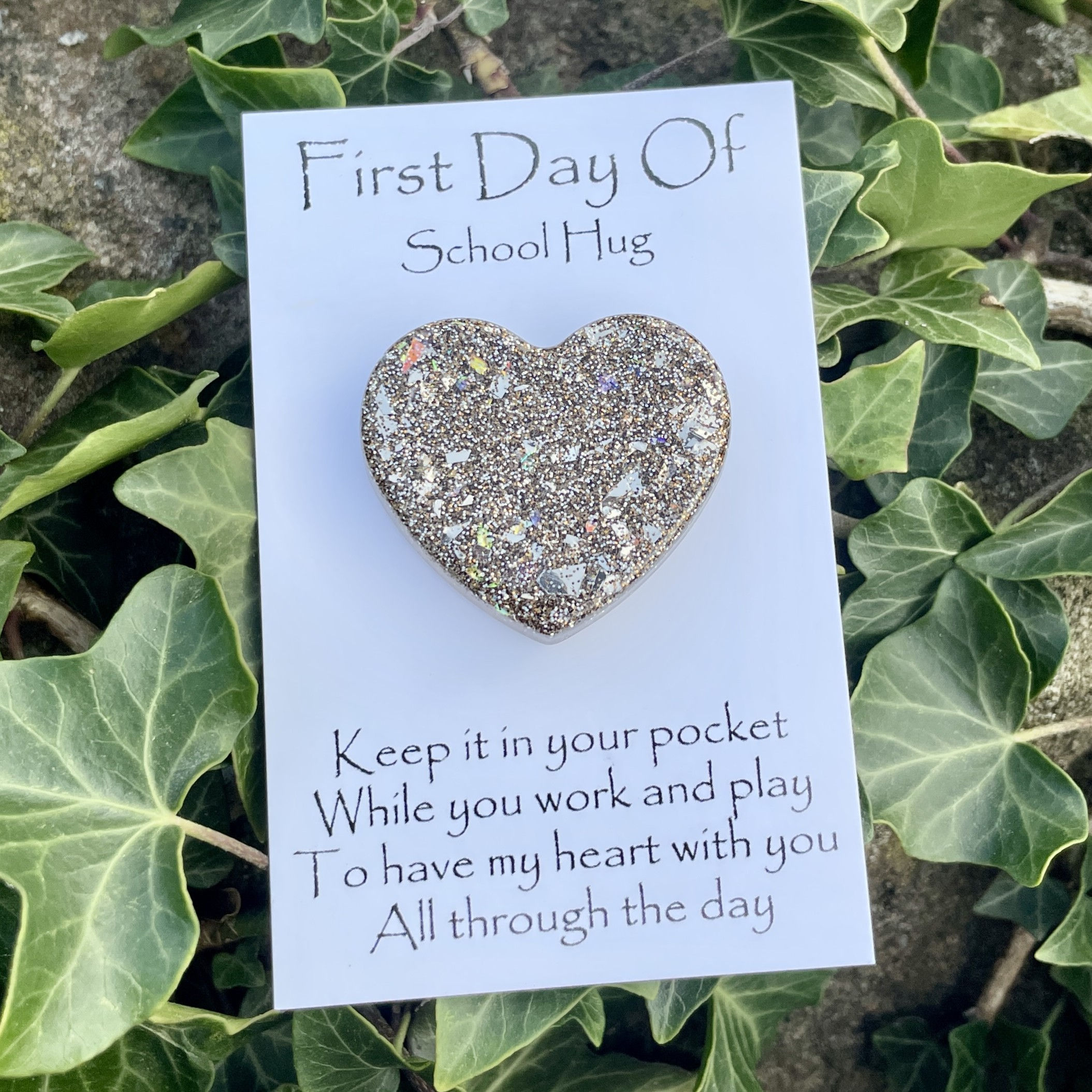 Gold Mine Glitter First Day Of School Hug