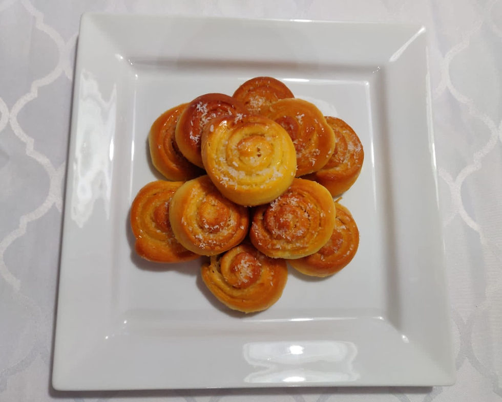 Miniatura: Hungarian Donut / Fatias húngaras (Rosquinhas de côco)