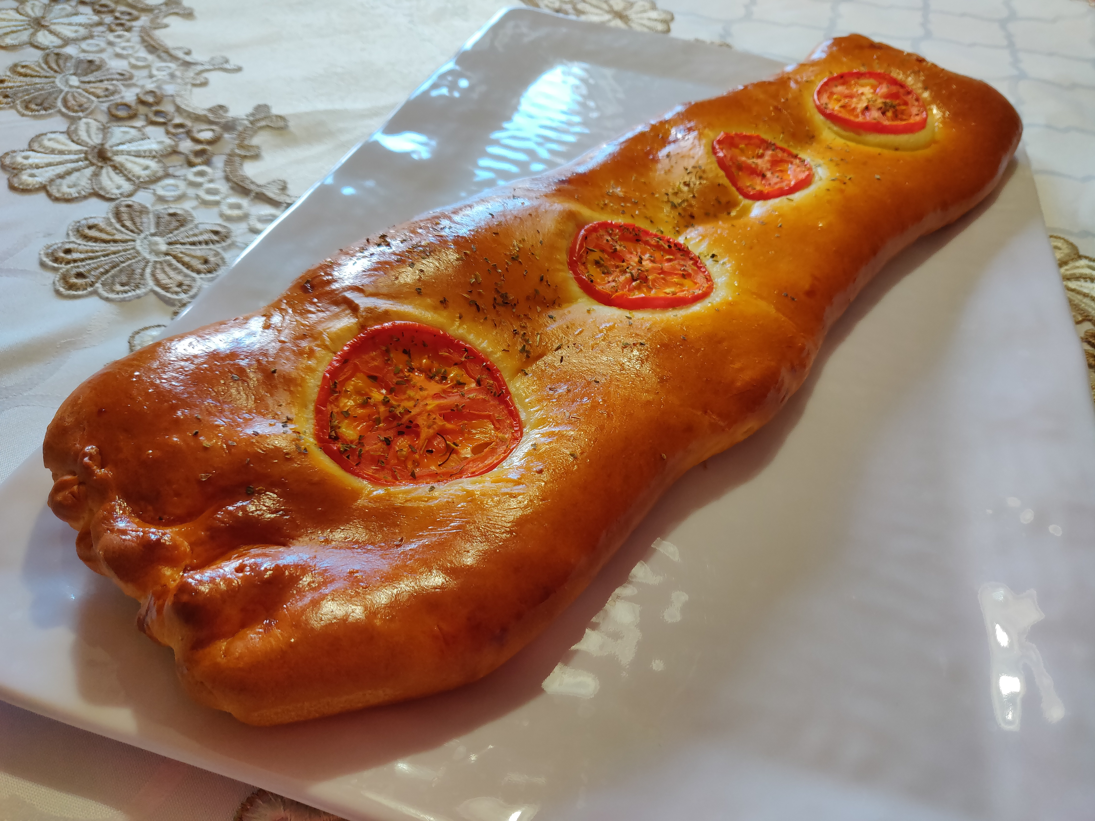 Brazilian Chicken Strudel with Cheese / Strudel de frango com queijo