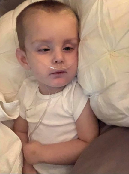 Drake OSullivan home from the hospital.