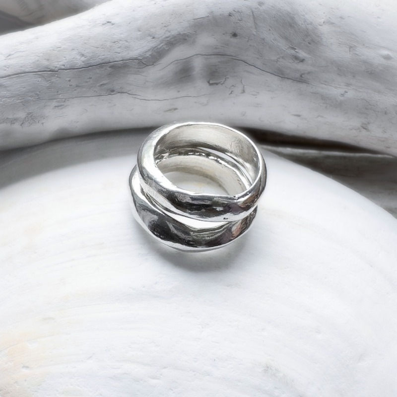 Thumbnail: Silver Flow Ring