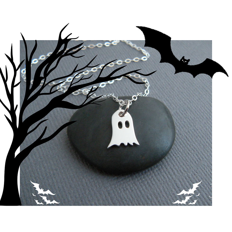 Silver Ghost Necklace