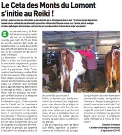 Le Reiki : le Ceta du mont de lomont