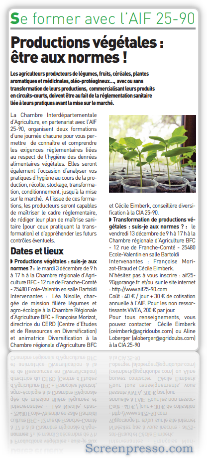 Production végétale