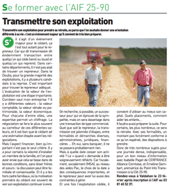 Transmettre son exploitation