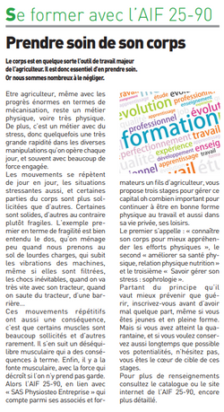 Prendre soin de son corps