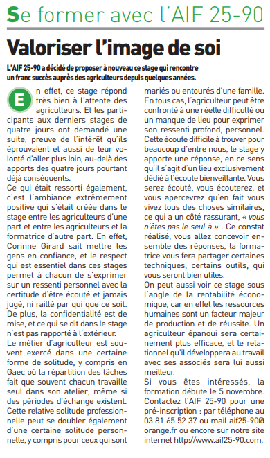 Valoriser limage de soi