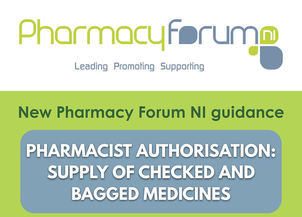 Pharmacy Forum Publishes New Guidance on Dispensing and Supply or Administration by the Same Pharmacist