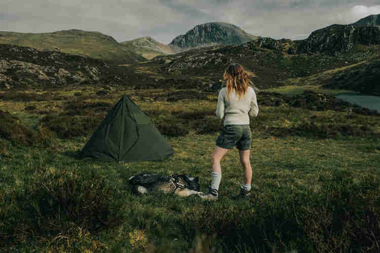 Wildcamping Polish Lavvu tipi tent