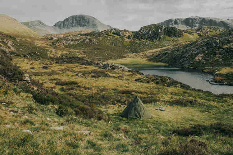 Wildcamping Polish Lavvu tipi tent