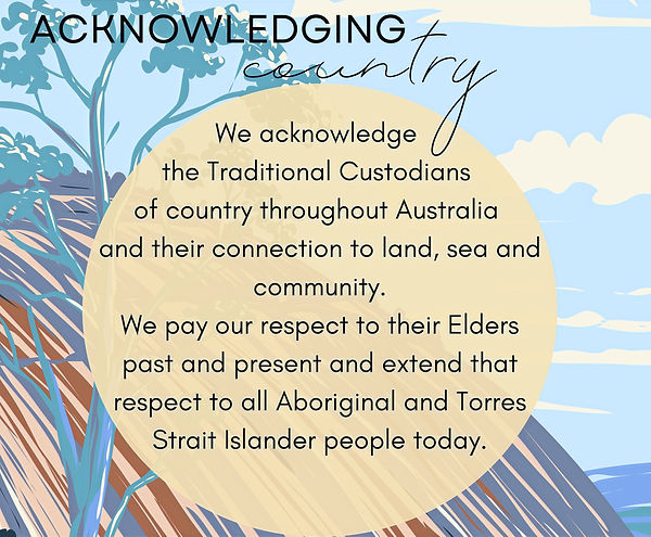 Brown Rustic Acknowledgment of Country P