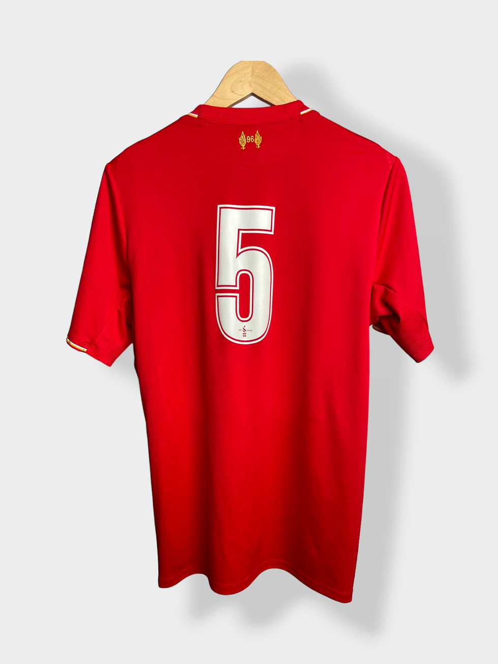 Thumbnail: New Balance Liverpool 15/16 Home Jersey - S - USED: Good
