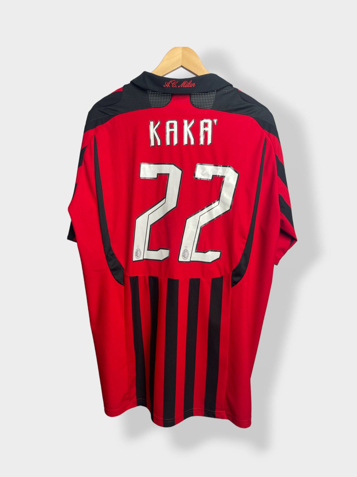 adidas AC Milan 07/08 Home Jersey - Kaka’ #22 - XL - USED: Good
