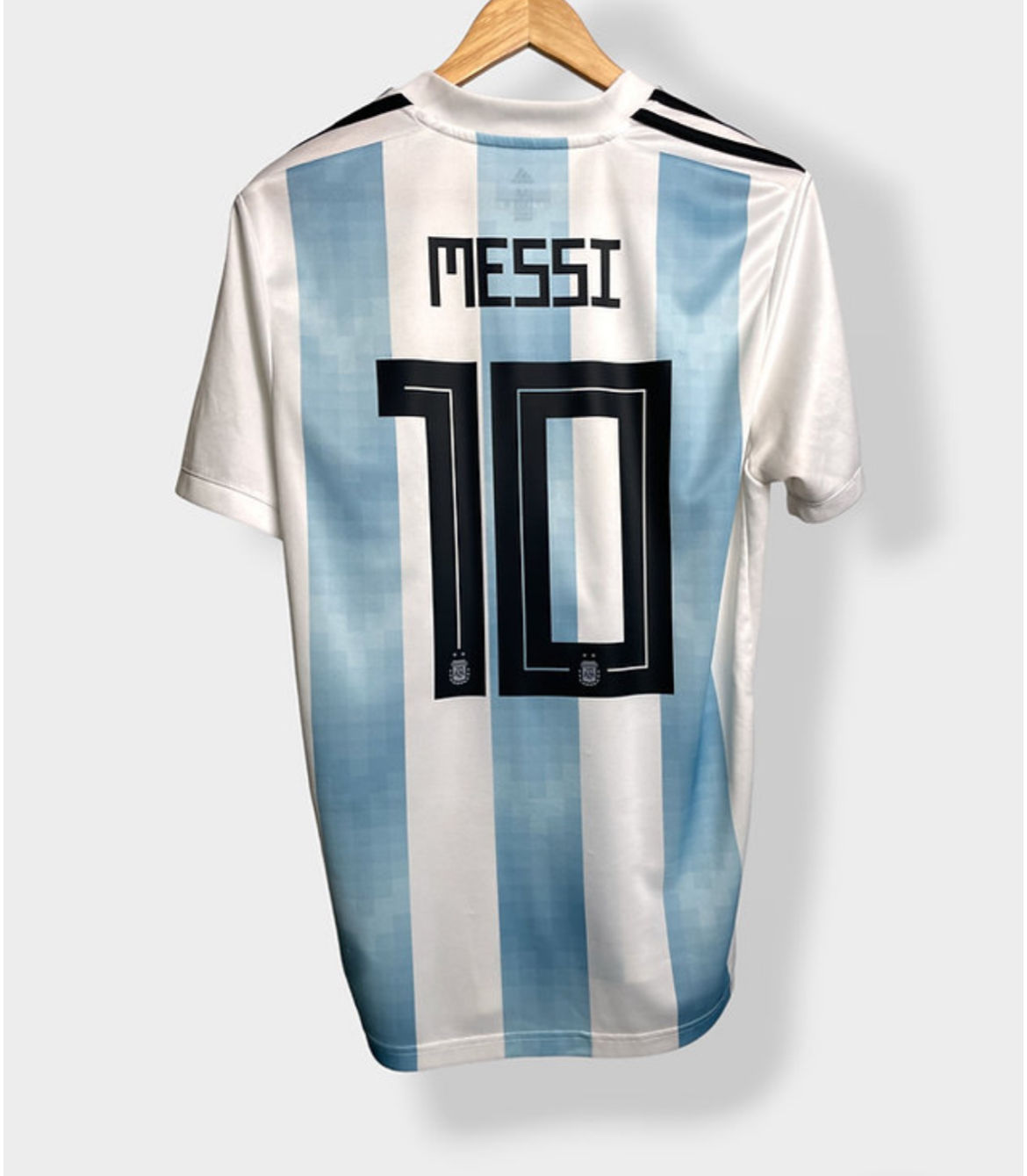 adidas Argentina 2018 Home Jersey - Messi #10 - L - BNWT