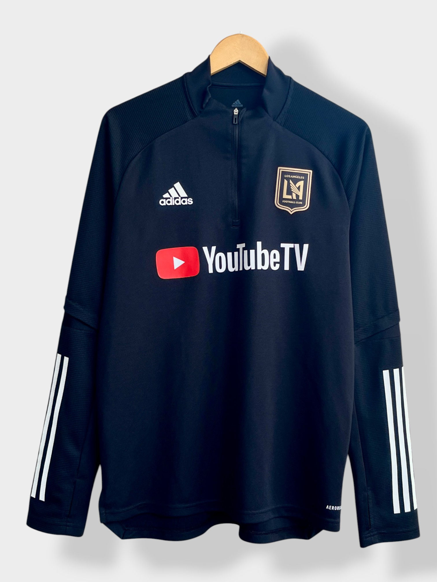adidas LAFC 20/21 1/4 Zip Pullover - M - USED: Excellent