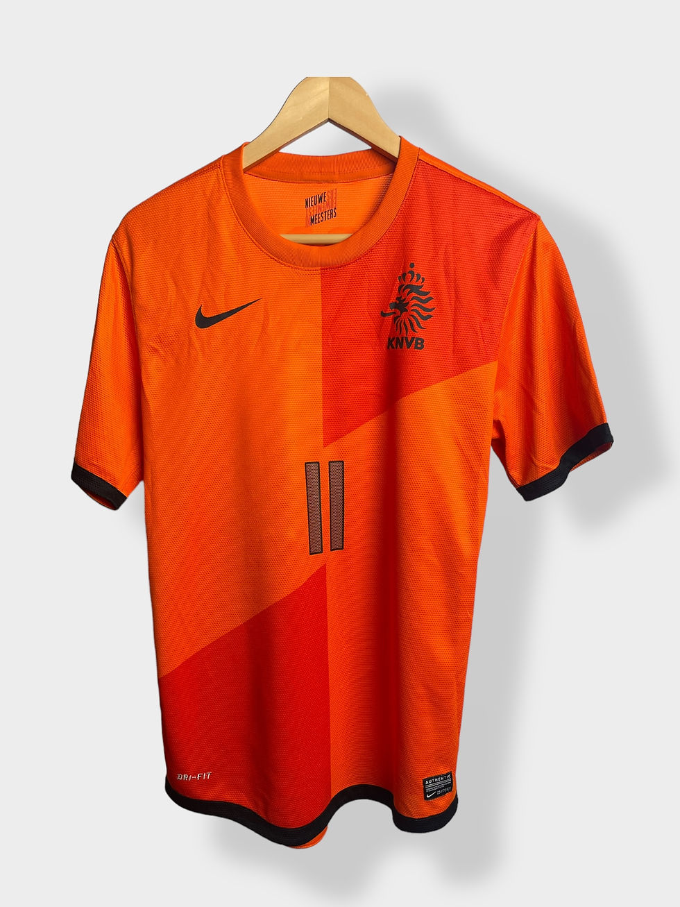 Thumbnail: Nike Netherlands 2012 Home Jersey - Robben #11 - S - USED: Very Good