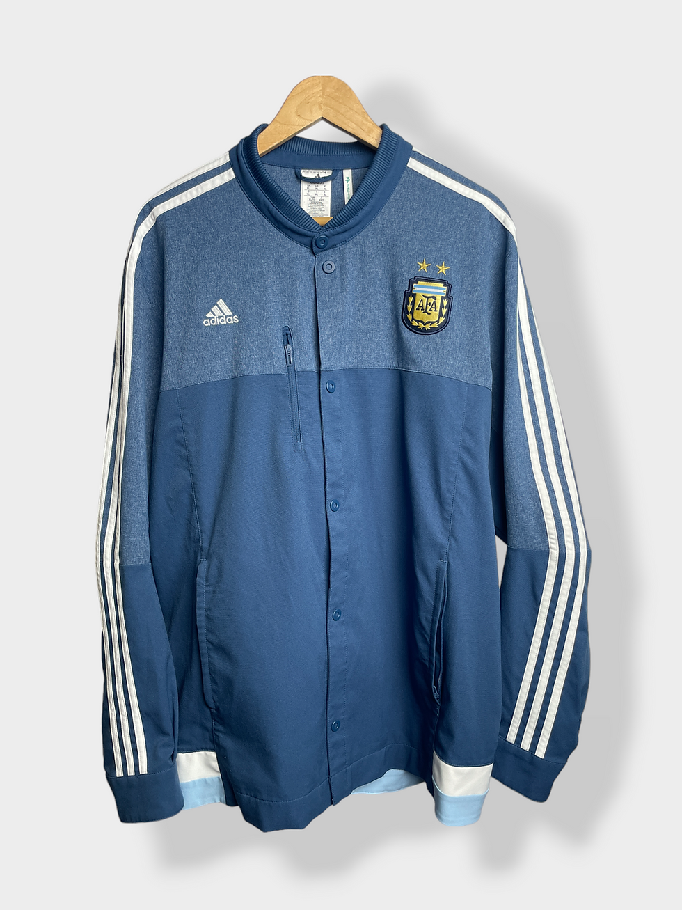 adidas Argentina 2015 Anthem Jacket - XL - USED: Excellent