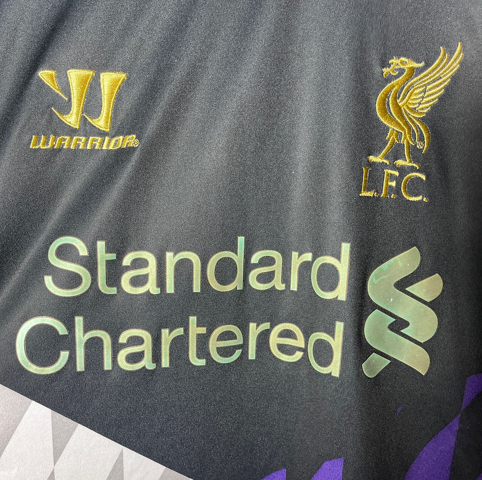 Thumbnail: Warrior Liverpool 13/14 Third Jersey - Suarez #7 - M - USED: Very Good