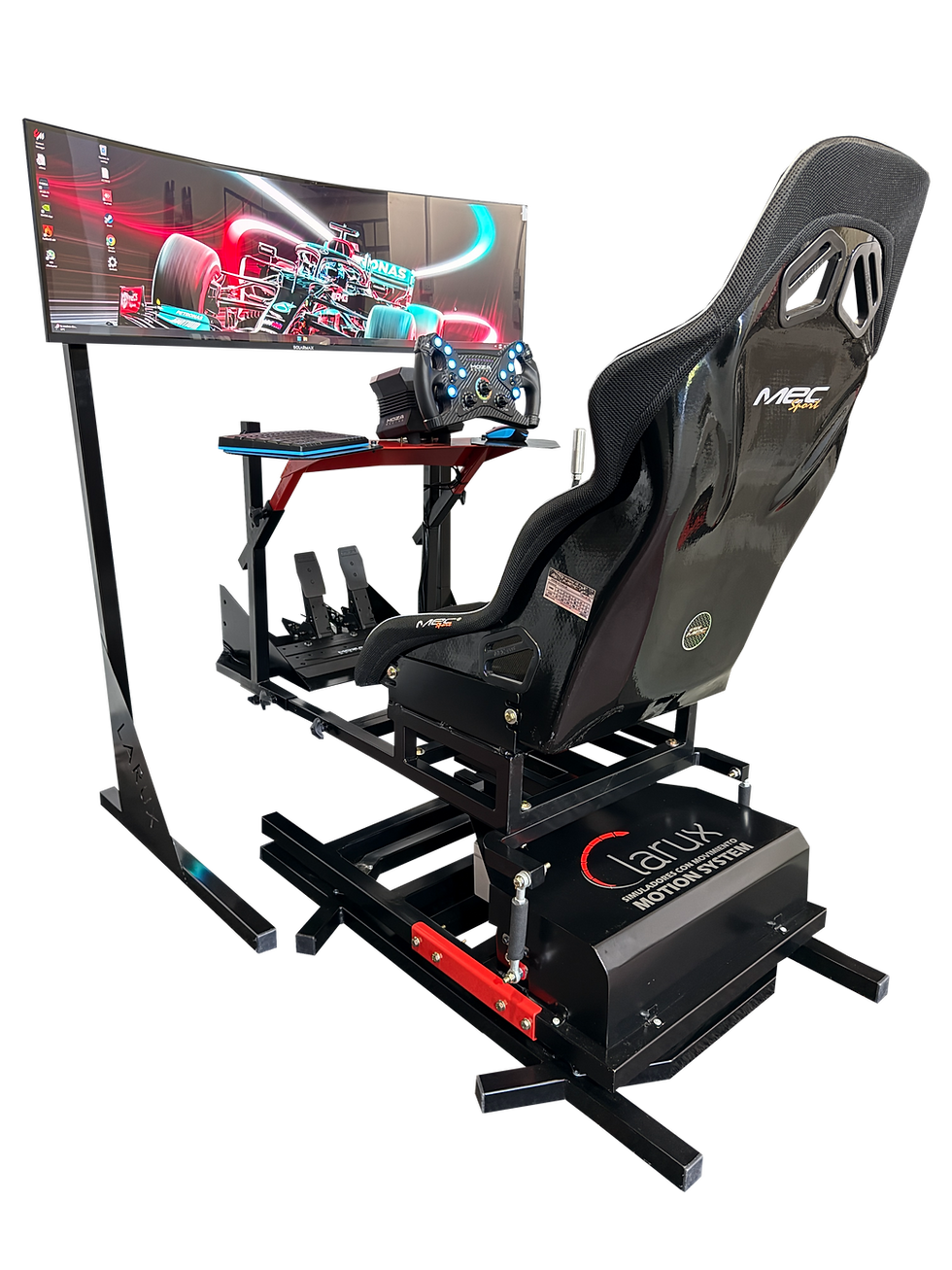 Miniatura: Simulador 3DOF Ultawide TV curvo 49' LX-RCE-3D-MZ-V1