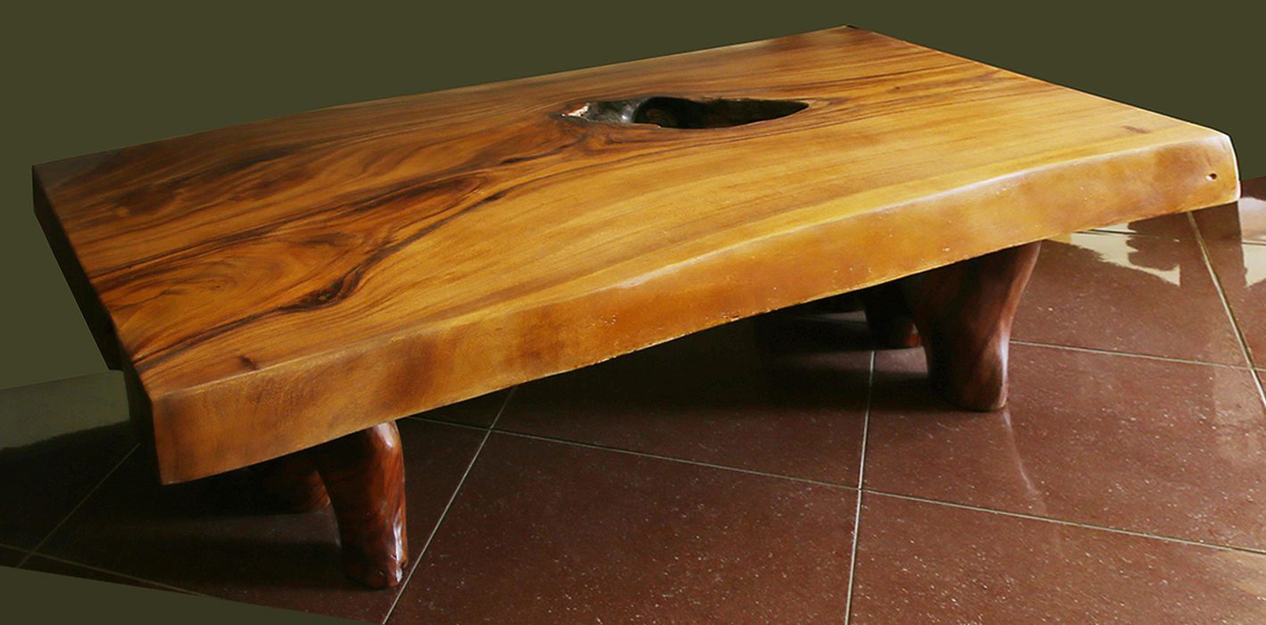 solid suar table, modern style, handmade, Bali, Indonesia