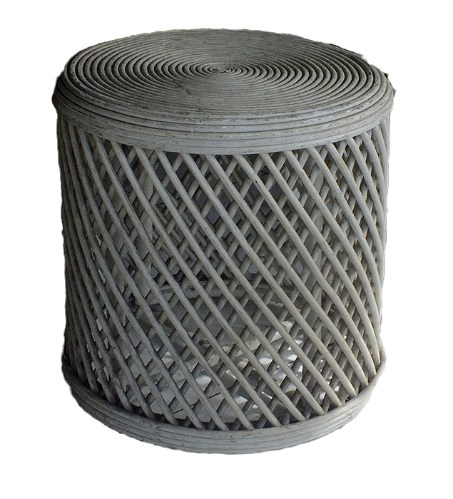 rattan puff, primitive style, bali, indonesia